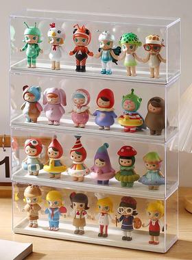 Blind Box Display Stand, Transparent Dustproof Acrylic Figur