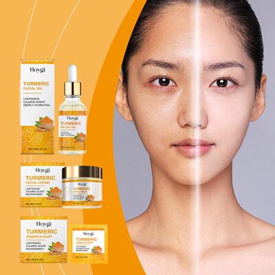 HOYGI Turmeric Skincare Series: Hydrating and Brightening Fa