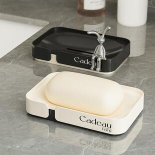 Double-layer Draining Soap Dish, Large Size Soap Holder for