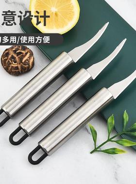 Stainless Steel Multi-functional Tool for Peeling, De-shelli