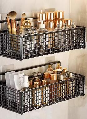 Bathroom storage shelf, toilet washroom rack, wall-mounted s