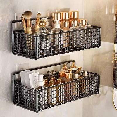 Bathroom storage shelf, toilet washroom rack, wall-mounted s