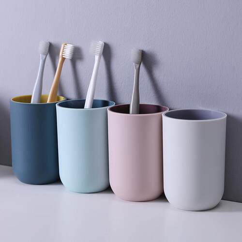Rinse cup, simple household plastic washing cup, couple and