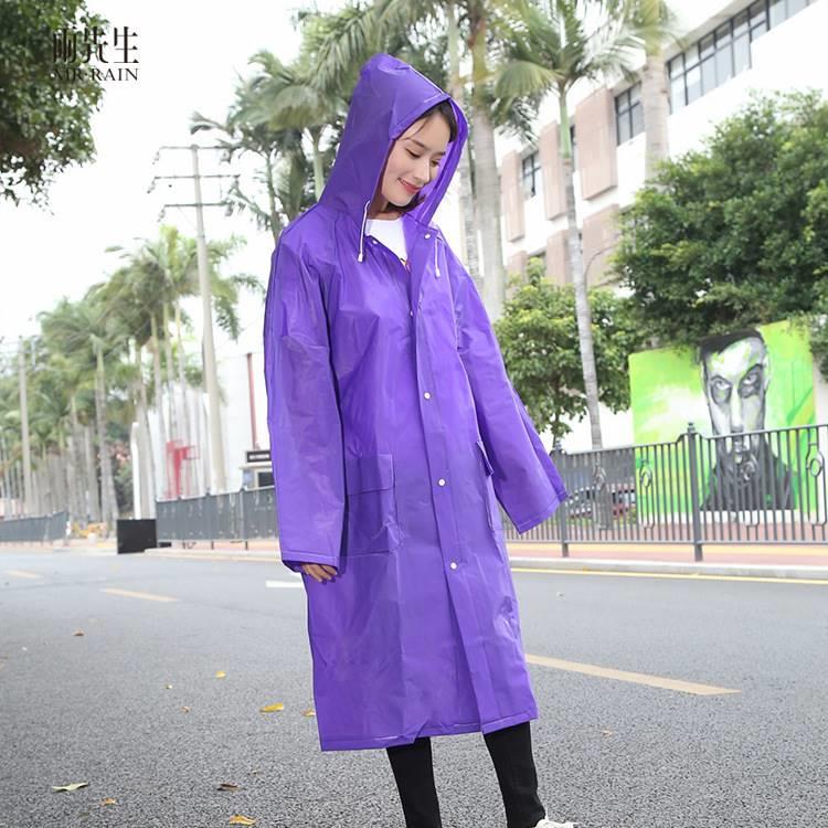 Thickened one-piece raincoat EVA environmental protection ma