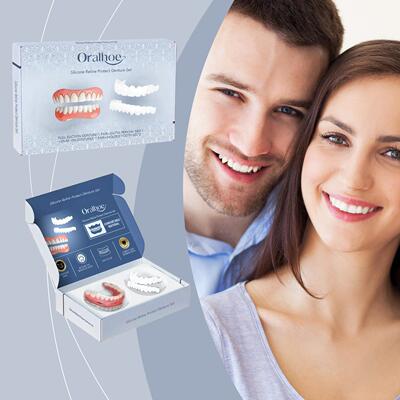 ORALHOE Denture Cosmetic Teeth Kit - Enhance Your Smile's Be