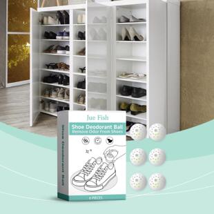 JUE FISH Shoe and Sock Deodorizer Balls - Eliminate Odors an
