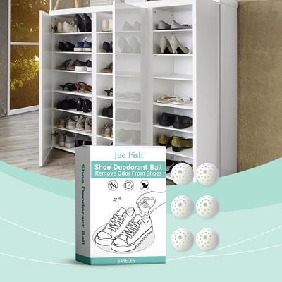 JUE FISH Shoe and Sock Deodorizer Balls - Eliminate Odors an