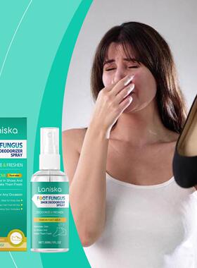 Laniska Shoe Refresh Spray - Shoe Cleaner for Foot Sweat and