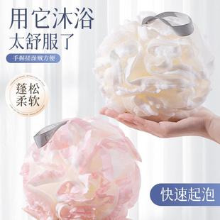 Large high-end bath loofah ball that doesn't fall apart, cut