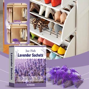 Jue Fish Lavender Sachet - Fresh and Long-lasting Aroma for