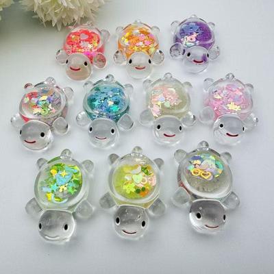 Acrylic Glow-in-the-Dark Glitter Turtles - Adorable DIY Myst