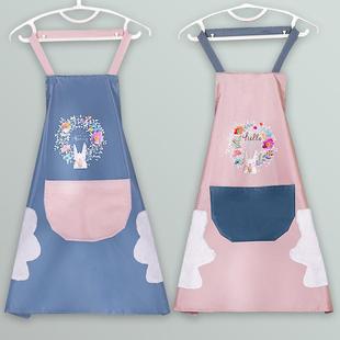 Kitchen Cotton Flower Rabbit Apron - Oil and Water Resistant