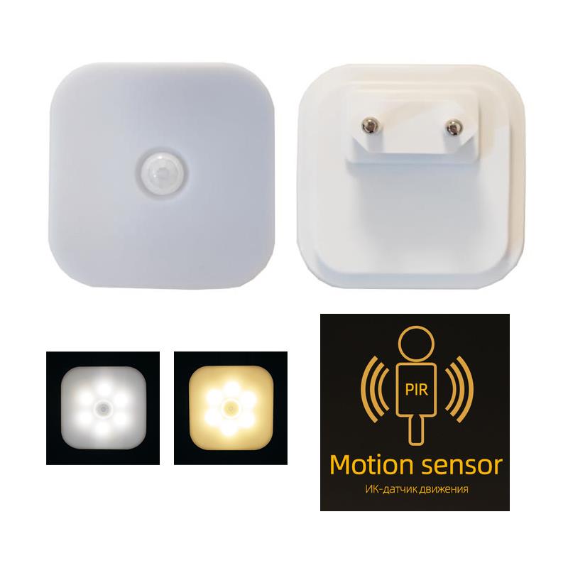 2021 Night Light With EU Plug Smart Motion Sensor LED Night