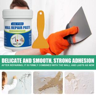 Jue Fish Wall Repair Paste - Conceals Stains, Repairs Wall P