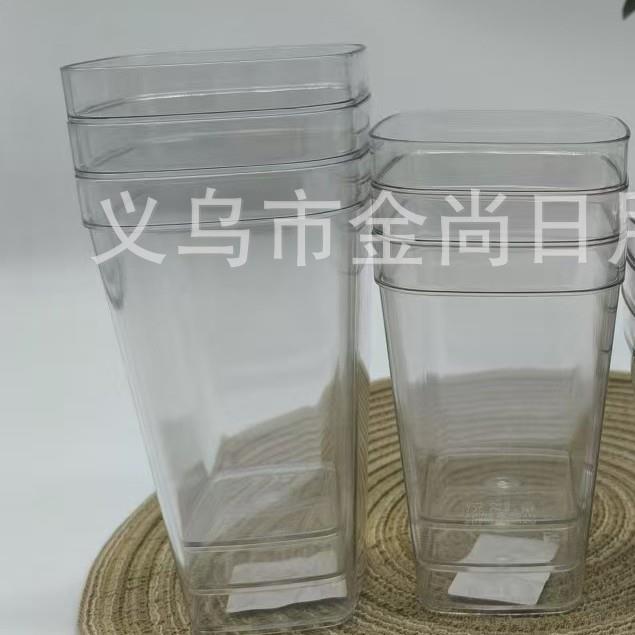 Minimalist New Design PET Milk Tea Cup, Beverage Cup, Dispos
