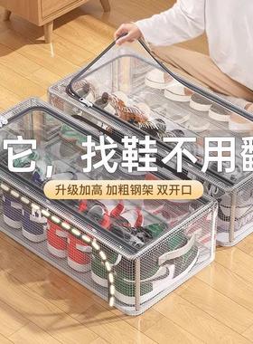 Shoe box storage containers save space, transparent shoe box