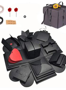 Surprise Explosion Couple Box Scrapbook DIY Photo Album Birt