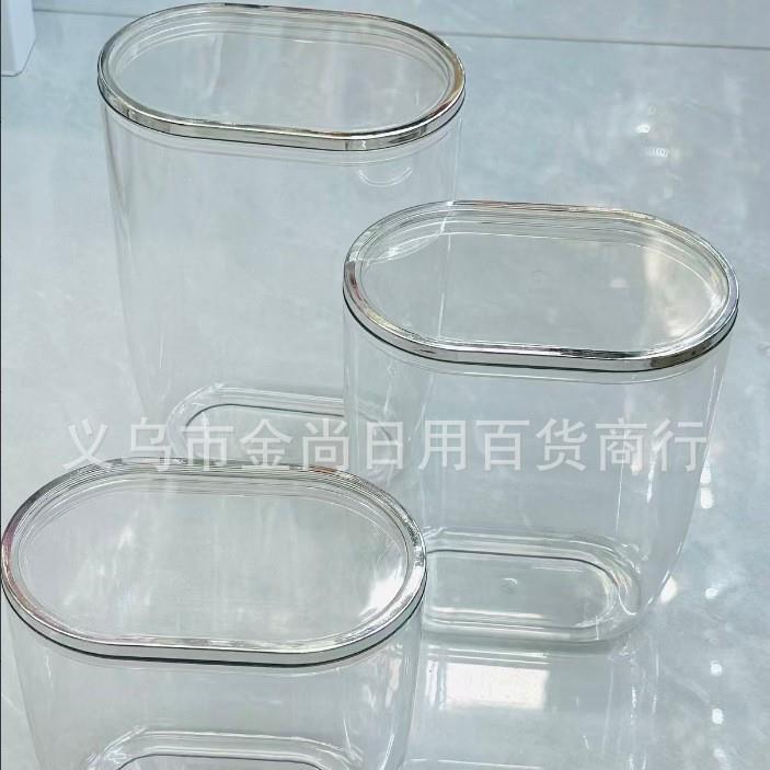 Kitchen transparent plastic airtight containers for storing