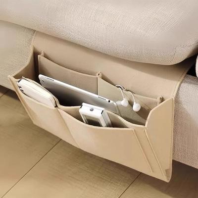 Bedside Storage Bag Hanging Pouch for Remote Control, Phone
