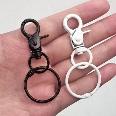 Clasp Band Keychain Accessory with Enamel Paint, Spray Paint