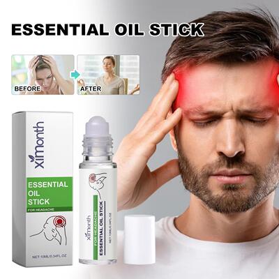 XIMONTH Headache Roll-On Liquid Relieves Dizziness, Lighthea