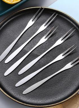 410 Stainless Steel Fruit Fork, Western Dining Children's Ko