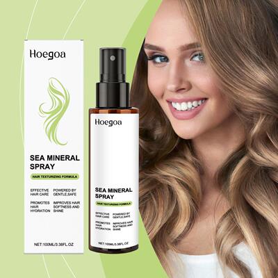hoegoa Ocean Moisturizing Hair Spray Gently Nourishes Roots,