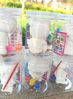 DIY Creative Graffiti Doll Painting Set - Includes cylindric