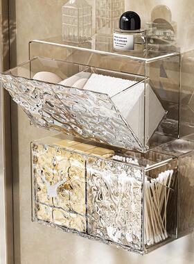 Wall-mounted hair clip and elastic bands holder, lipstick bo