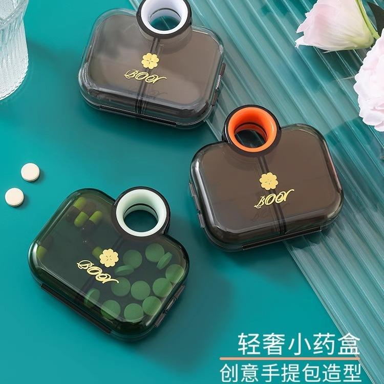 Portable Pill Organizer with Handbag Medicine Box, Daily 3 M