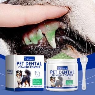 YEGBONG Dog Teeth Cleaning Powder - Gently cleans tartar and