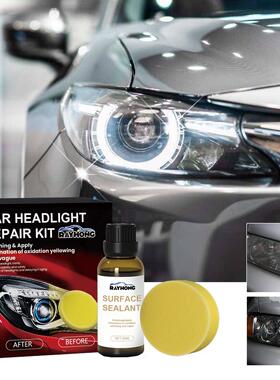 Rayhong Headlight Restoration Kit - Car Headlight Lens Scrat