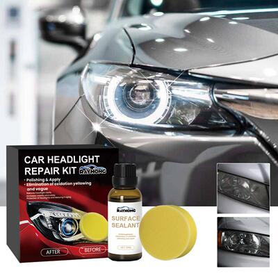 Rayhong Headlight Restoration Kit - Car Headlight Lens Scrat