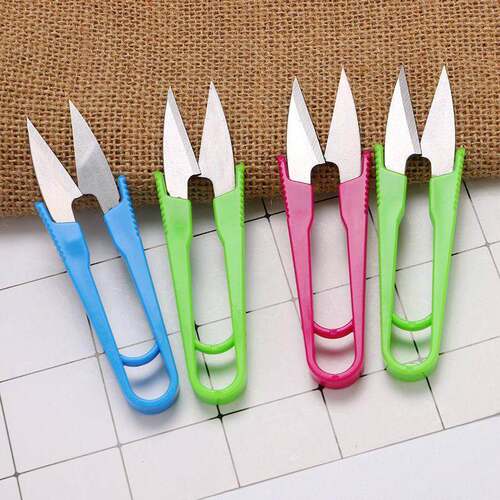 Stainless Steel U-shaped Small Scissors for Trimming Thread
