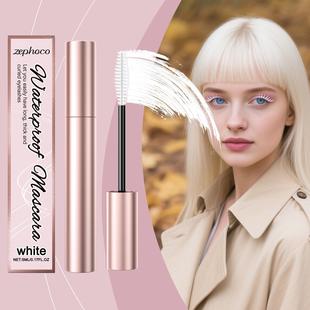 Zephoco White Mascara - Natural lengthening from the roots,