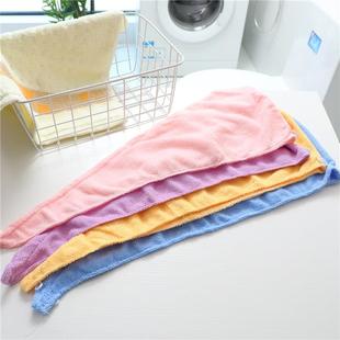 Korean Version Solid Color Water-Absorbing Dry Hair Cap, Wat