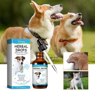 Yegbong Pet Cough Herbal Drops - Alleviates Pet Discomfort,