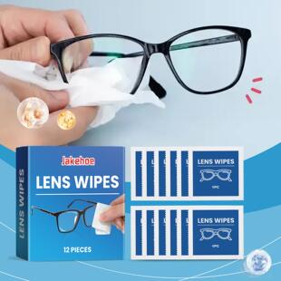 JAKEHOE Lens Cleaning Wipes - Convenient and Portable Cleani