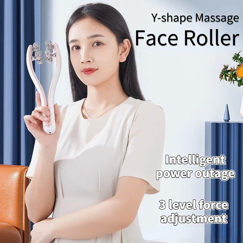 EMS V Face Lifting Roller Microcurrent Face Jaw Slimming Mas