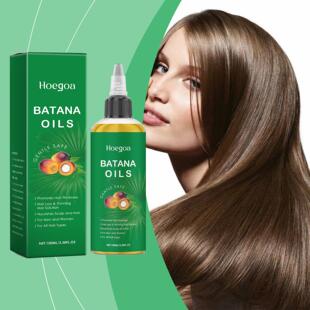 HOEGOA Batana Hair Oil, Gentle Nourishing Moisturizing Smoot