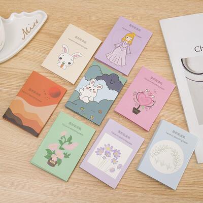 Blue film oil-absorbing paper for female students, box-packe