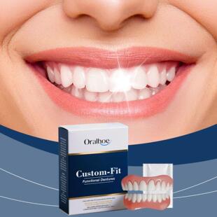 ORALHOE Denture Decoration Kit: Comfortable Fit Design for a