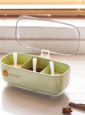 Home Kitchen Seasoning Box Set, Multi-compartment Integrated
