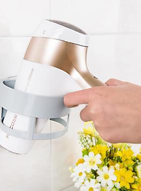 Adhesive Hair Dryer Holder, Bathroom Storage Rack, No-Drill