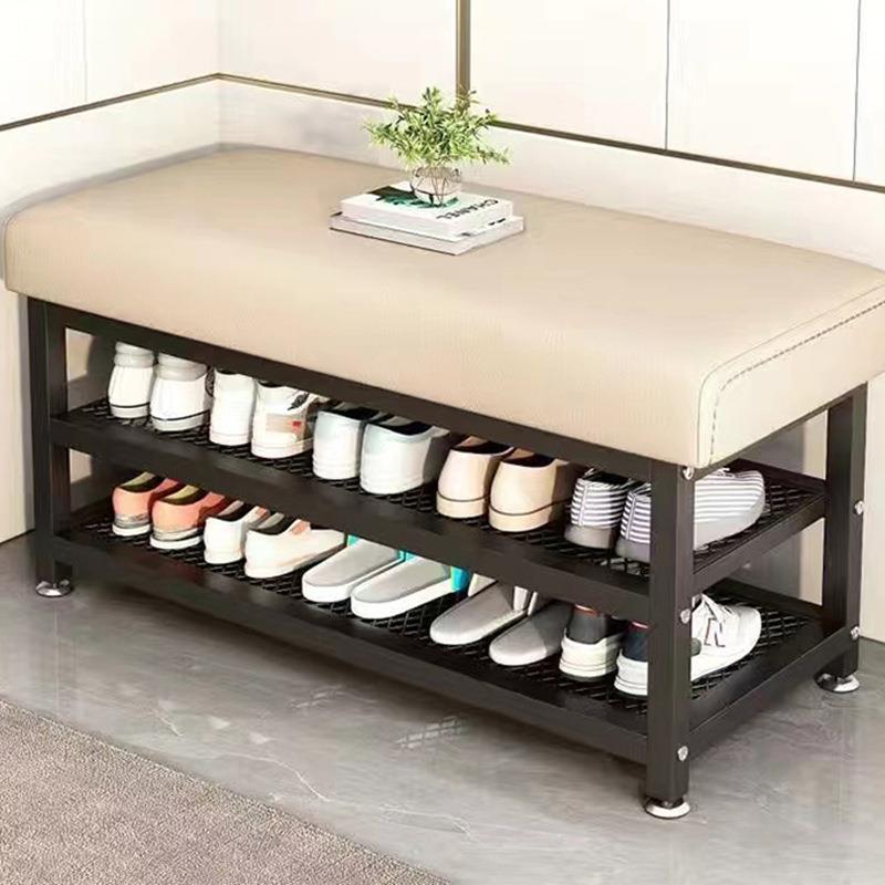 Nordic Multi-functional Shoe Changing Bench, Seatable Shoe C