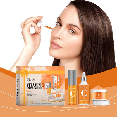 EELHOE Vitamin C Facial Skincare Set - Moisturizing, Hydrati