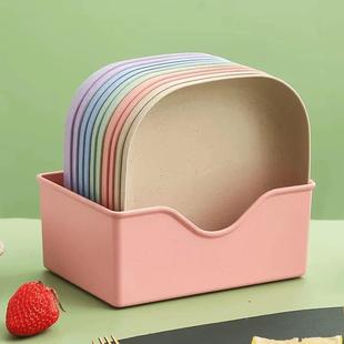 Japanese and Plastic Home Style Set Plate Fruit Dish Bone