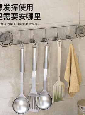 New Kitchen Hooks No-Drill Luxury Suction Cup Hooks - A Row