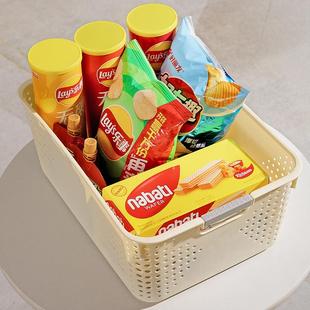 Plastic storage basket for snacks and miscellaneous items, s