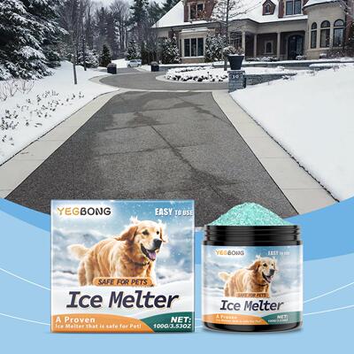 YEGBONG Pet-Friendly Ice Melt Agent for Concrete Streets and